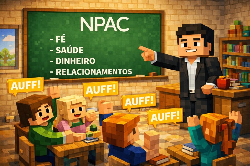 4 pilares da vida no Minecraft