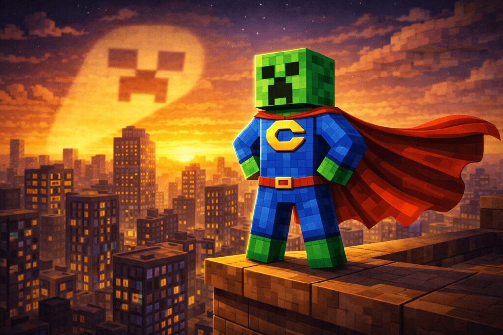 não sentir raiva de um creeper